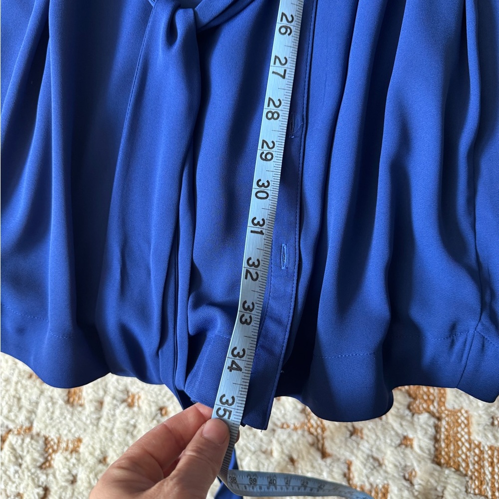 Express: Portofino Shirt Dress in Royal Blue (Size M) - Picture 6 of 6